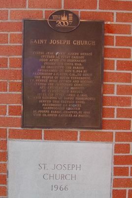 Saint Joseph Church Marker image. Click for full size.
