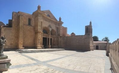 Cathedral of Santo Domingo, First of the Americas Marker. Click for full size. Cathedral of Santo Domingo, First of the Americas Marker image. Click for full size.