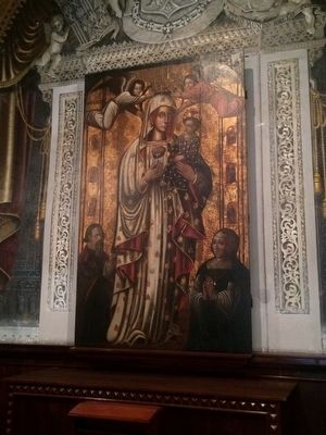 Our Lady of La Antigua, brought to Santo Domingo in 1520. image. Click for full size.