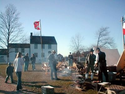 Dr. Samuel A. Mudd House-Reenactment image. Click for full size.