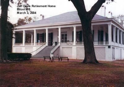 Beauvoir before Hurricane Katrina. Click for full size. Beauvoir before Hurricane Katrina image. Click for full size.