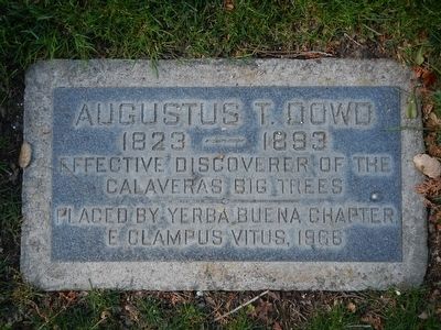 Augustus T. Dowd Marker. Click for full size. Augustus T. Dowd Marker image. Click for full size.