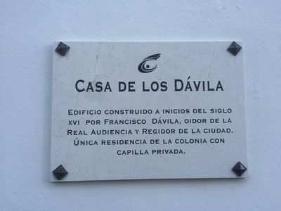 The Dávila House Marker. Click for full size. The Dávila House Marker image. Click for full size.