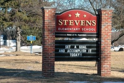 <c>Stevens Elementary School - <i>Home of the Superstars</i></c> image. Click for full size.