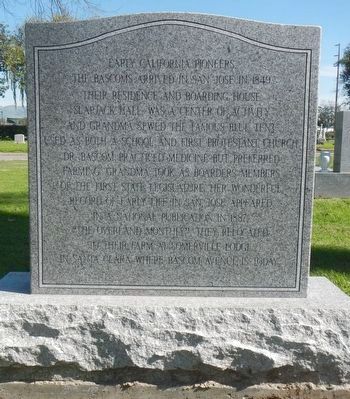 Dr. Louis H. and Anna M. (Grandma) Bascom Marker image. Click for full size.