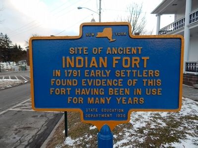 Site of Ancient Indian Fort Marker image. Click for full size.