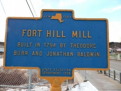 Fort Hill Mill Marker. Click for full size. Fort Hill Mill Marker image. Click for full size.