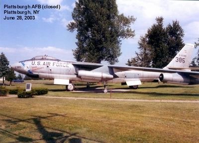 B-47 Strato-Jet Bomber Memorial image. Click for full size.