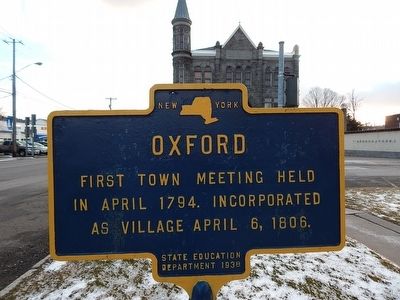 Oxford Marker. Click for full size. Oxford Marker image. Click for full size.