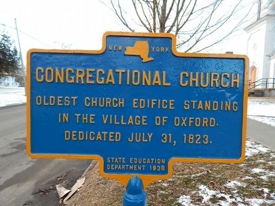 Congregational Church Marker. Click for full size. Congregational Church Marker image. Click for full size.