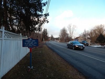Chenango Canal Marker. Click for full size. Chenango Canal Marker image. Click for full size.