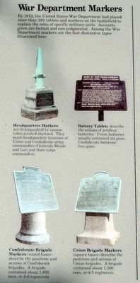 Monuments and Markers Marker<br>War Department Markers image. Click for full size.