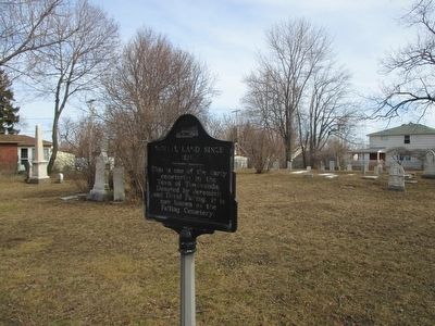 Marker & Failing Cemetery image. Click for full size.
