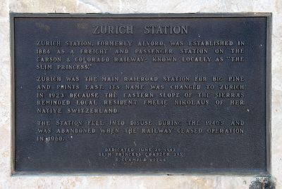 Zurich Station Marker image. Click for full size.
