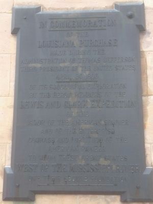 Floyd Monument East Side Marker. Click for full size. Floyd Monument East Side Marker image. Click for full size.