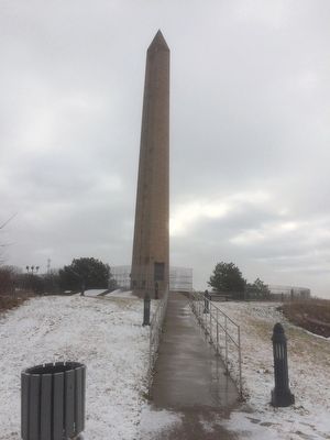 West Side of the Floyd Monument. Click for full size. West Side of the Floyd Monument image. Click for full size.