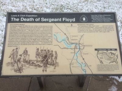 The Death of Sergeant Floyd Marker image. Click for full size.