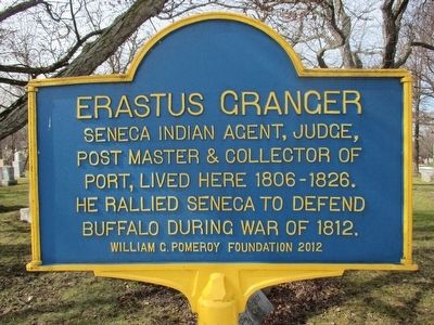 Erastus Granger Marker. Click for full size. Erastus Granger Marker image. Click for full size.