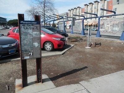 Seventh Street Marker. Click for full size. Seventh Street Marker image. Click for full size.