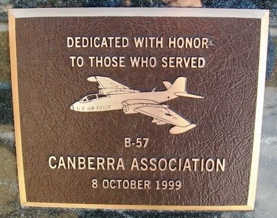 B-57 Canberra Association Marker image. Click for full size.