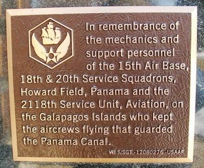 15th Air Base Marker. Click for full size. 15th Air Base Marker image. Click for full size.
