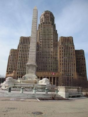 Buffalo City Hall and McKinley Monument image. Click for full size.