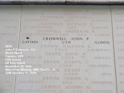 John P. Cromwell Memorial image. Click for full size.