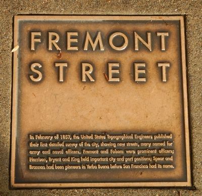 Fremont Street Marker. Click for full size. Fremont Street Marker image. Click for full size.