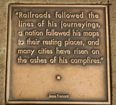 Fremont Street Marker. Click for full size. Fremont Street Marker image. Click for full size.