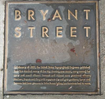 Bryant Street Marker image. Click for full size.