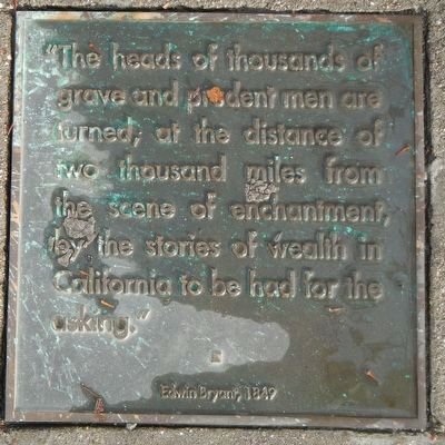 Bryant Street Marker. Click for full size. Bryant Street Marker image. Click for full size.