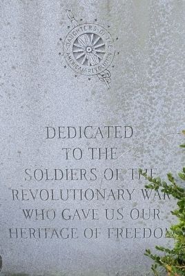 DAR Revolutionary Veterans Memorial Marker. Click for full size. DAR Revolutionary Veterans Memorial Marker image. Click for full size.