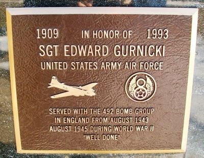 Sgt Edward Gurnicki Marker image. Click for full size.
