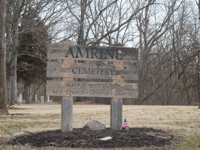 Amerine Settlement Marker image. Click for full size.