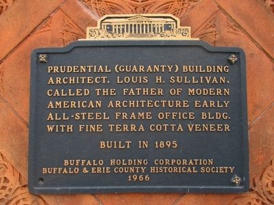 Prudential (Guaranty) Building Marker image. Click for full size.