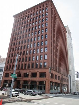 Prudential (Guaranty) Building & Marker. Click for full size. Prudential (Guaranty) Building & Marker image. Click for full size.