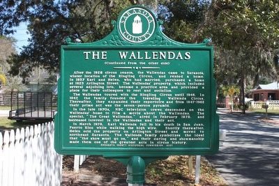 The Wallendas Marker Reverse image. Click for full size.