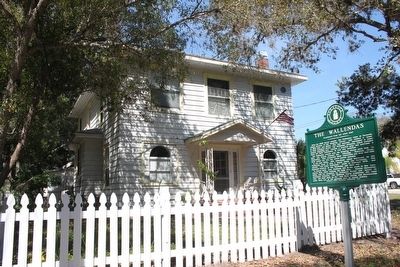 The Wallendas Marker and House. Click for full size. The Wallendas Marker and House image. Click for full size.