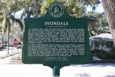 Avondale Marker image. Click for full size.