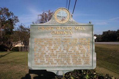 Craig Sugar Mill Chimney Marker image. Click for full size.