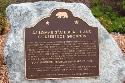 Asilomar State Beach and Conference Grounds Marker image. Click for full size.