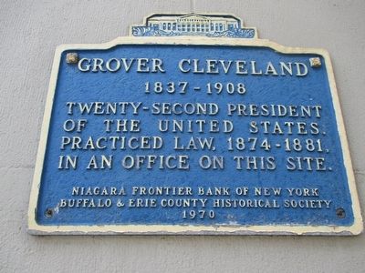 Grover Cleveland Marker image. Click for full size.