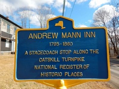 Andrew Mann Inn Marker. Click for full size. Andrew Mann Inn Marker image. Click for full size.