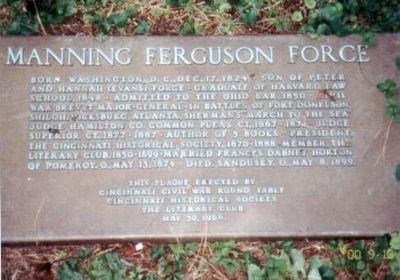 Manning Ferguson Force Memorial Marker. Click for full size. Manning Ferguson Force Memorial Marker image. Click for full size.