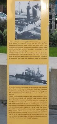 Fireboats on the Bay Marker (detail). Click for full size. Fireboats on the Bay Marker (detail) image. Click for full size.