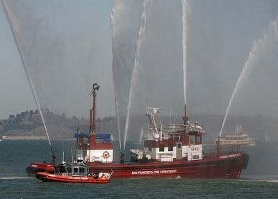 The San Francisco Fireboat <i>Phoenix</i> image. Click for full size.