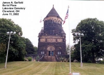 Burial Place of James A. Garfield image. Click for full size.