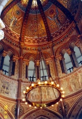 The ceiling inside the James A. Garfield Mausoleum image. Click for full size.