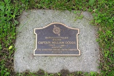 D.A.R. Plaque for Captain William Dodds image. Click for full size.