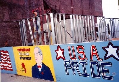 William McKinley Birthplace under renovation image. Click for full size.